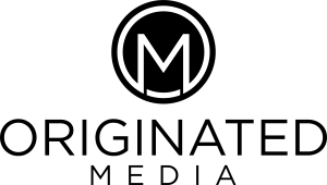 Originated Media Black Logo
